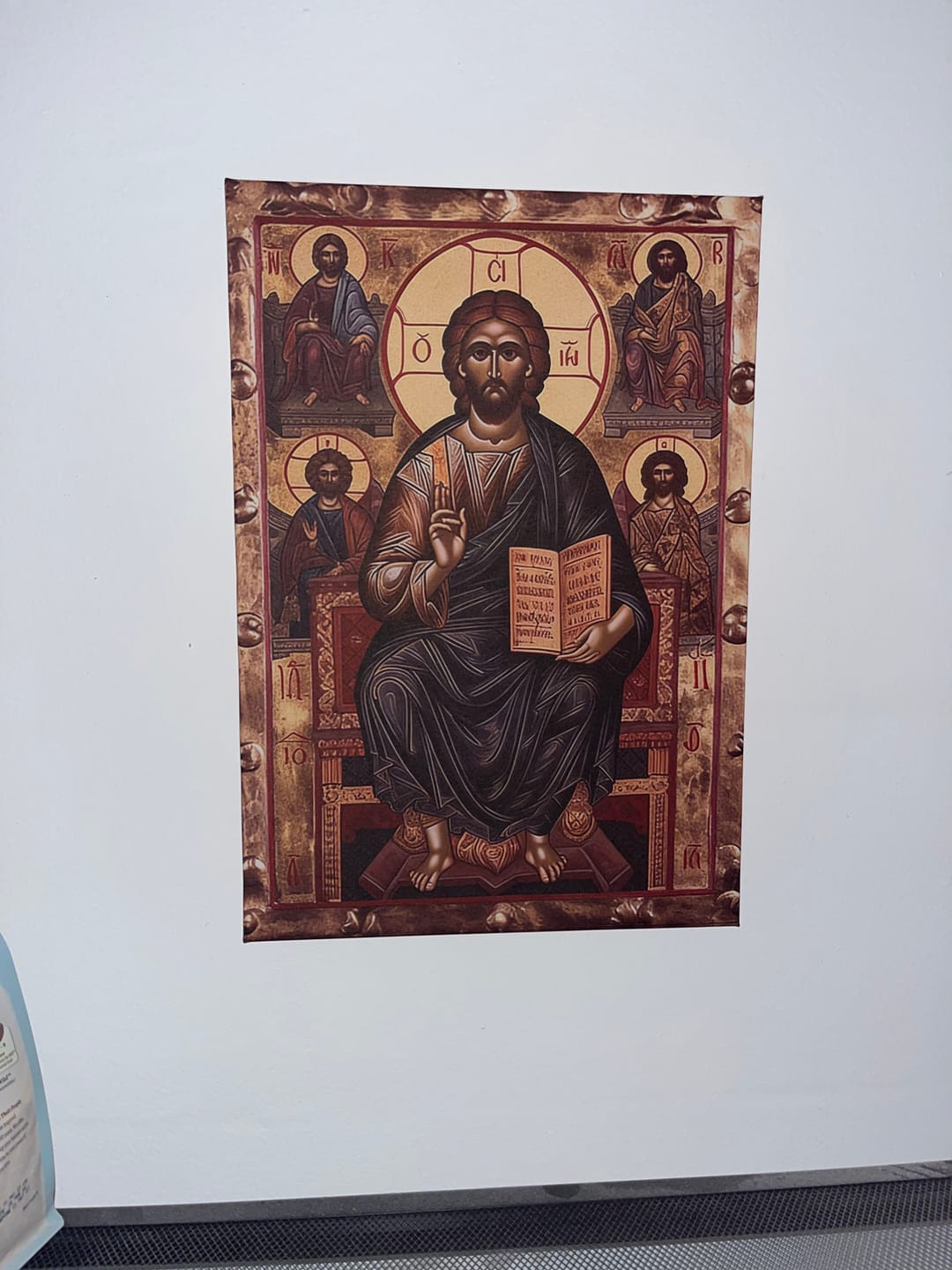 Customer photo review of Christianartworkshop Christ Enthroned Art Prints: Holy Ambiance Creator for Spiritual Living