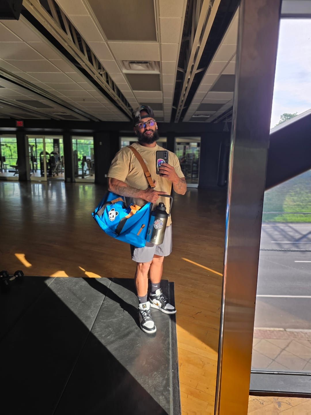 Customer photo review of Panda Gym Bags