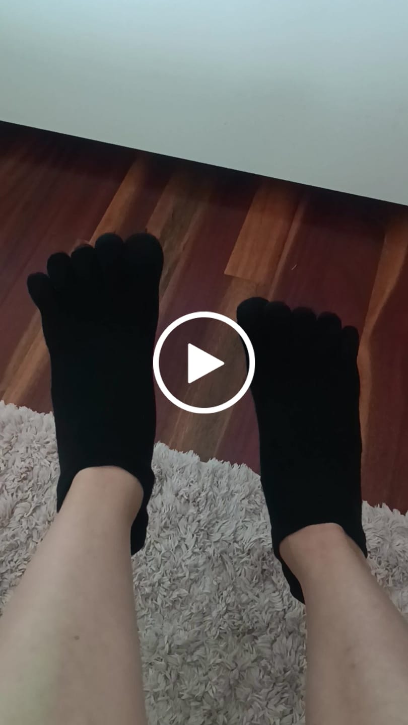 Customer video review of Calcetines 5dedos- Tobilleros