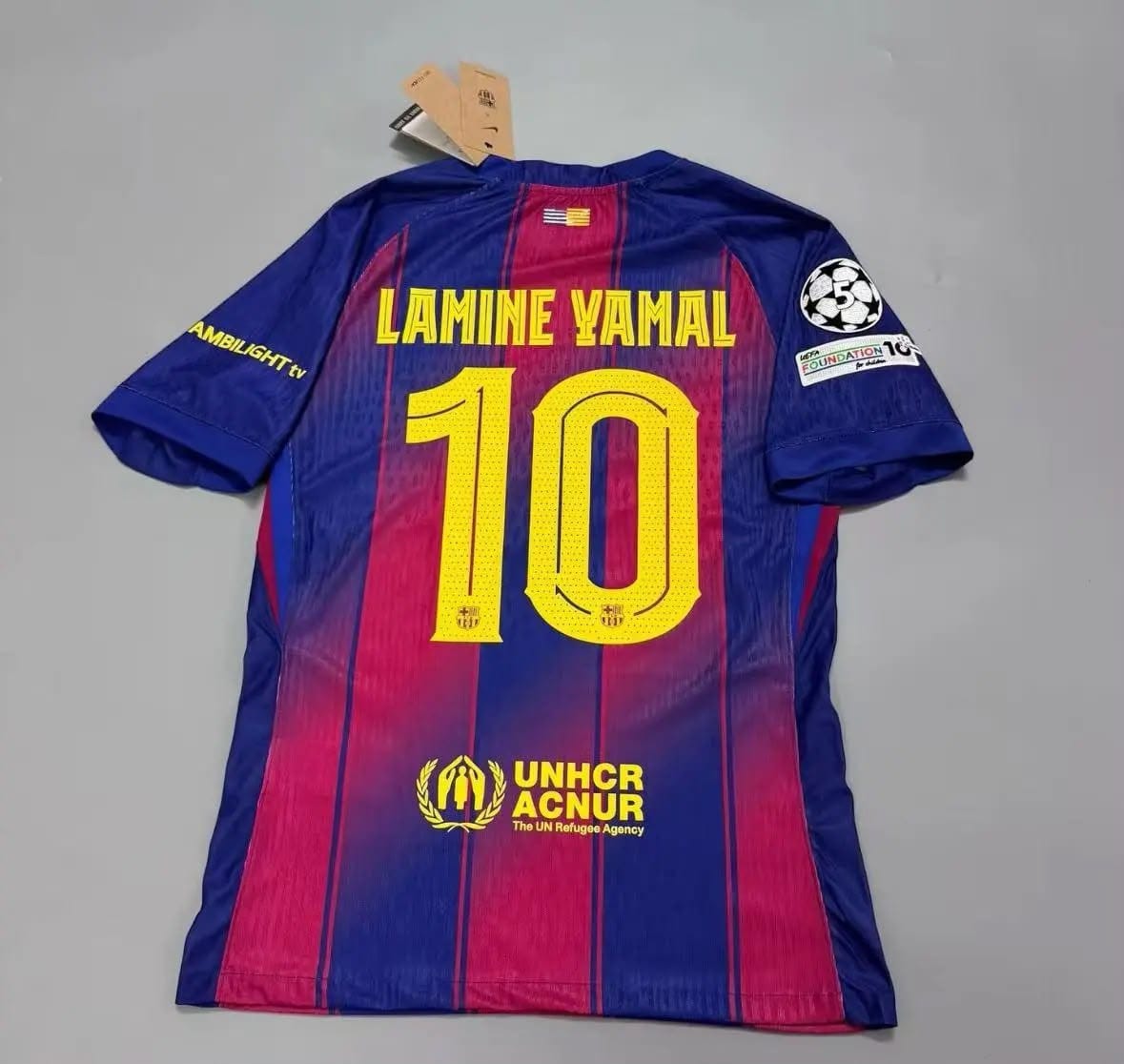 Customer photo review of MAGLIA BARCELLONA HOME LAMINE YAMAL 2025/26 NO PATCHES
