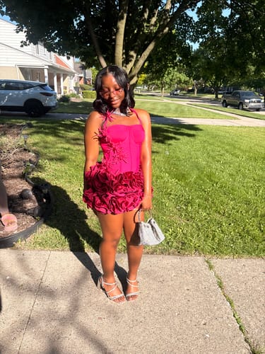 Customer photo review of Neveah Mini Dress