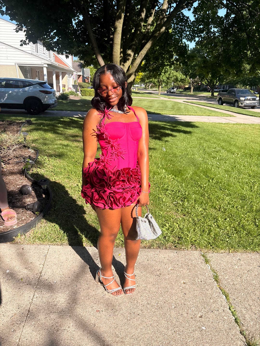 Customer photo review of Neveah Mini Dress