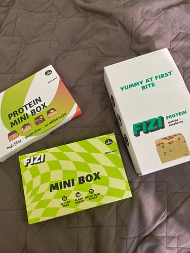 Customer photo review of Matcha + Raspberry