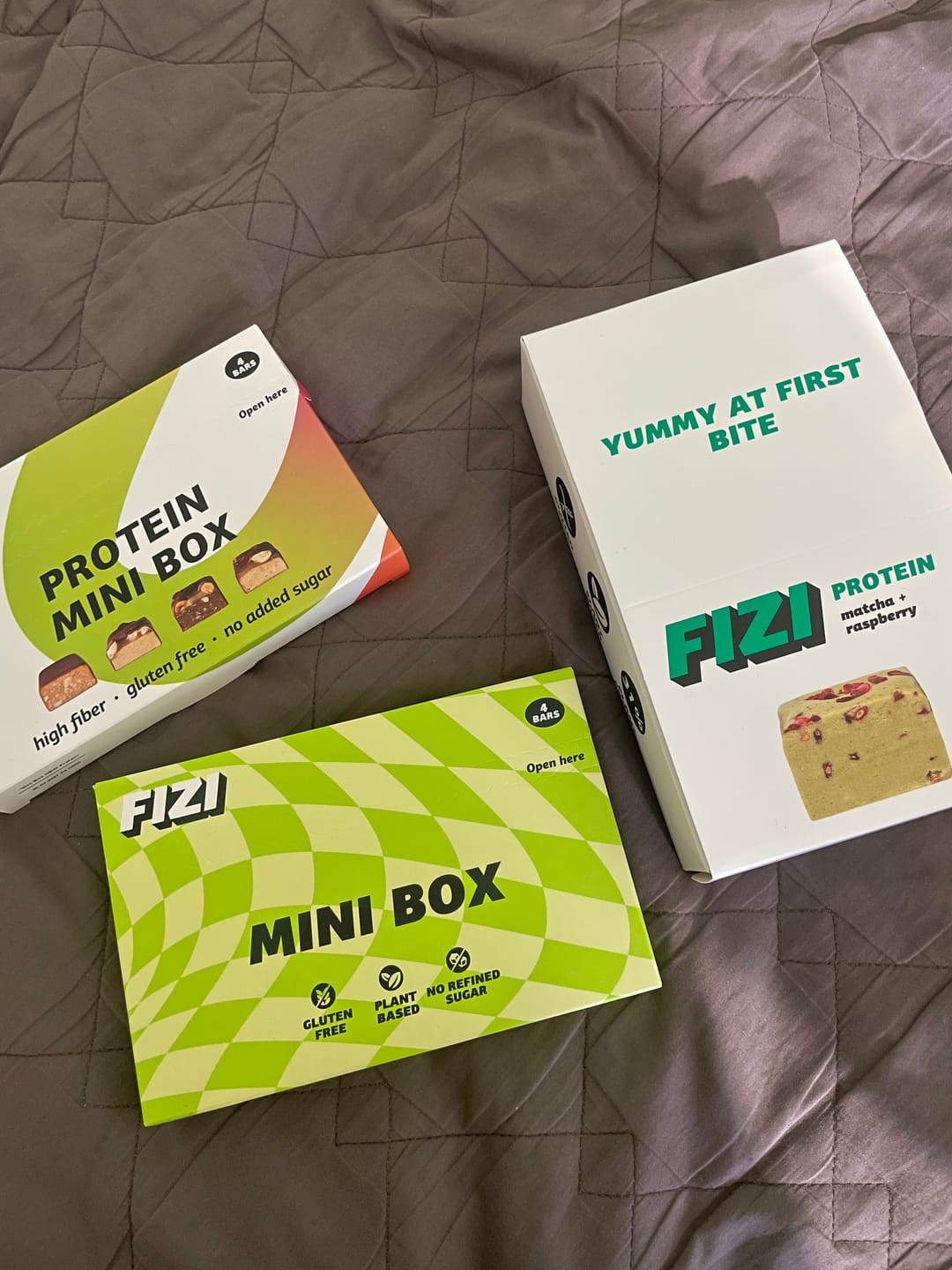 Customer photo review of Matcha + Raspberry