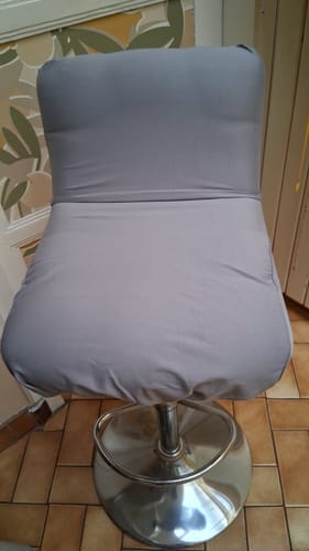Customer photo review of Housse de chaise de bar imperméable - Léa
