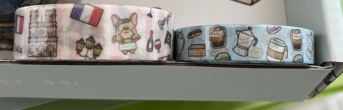 Customer photo review of Paris Washi Tape (Set of 2)