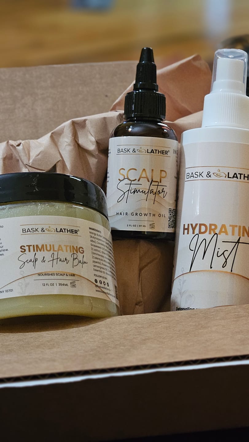 Customer photo review of BALM- Stimulating Scalp and Hair Balm