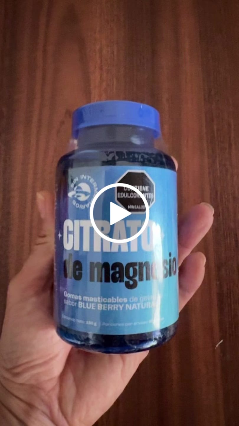 Customer video review of Gomas con Citrato de Magnesio