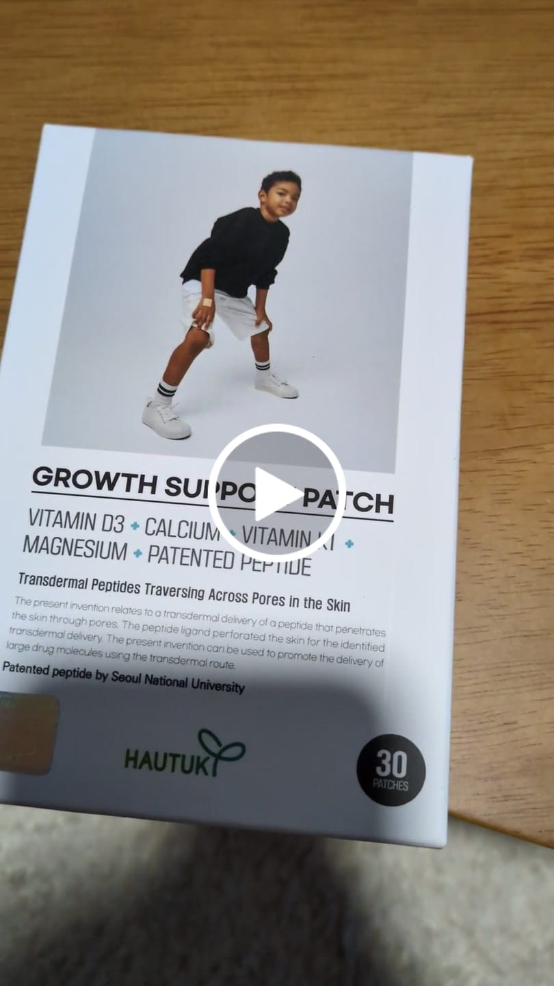 Customer video review of HAUTUKI Growth Support Patch - 10 Month Supply (10Box) 50% OFF