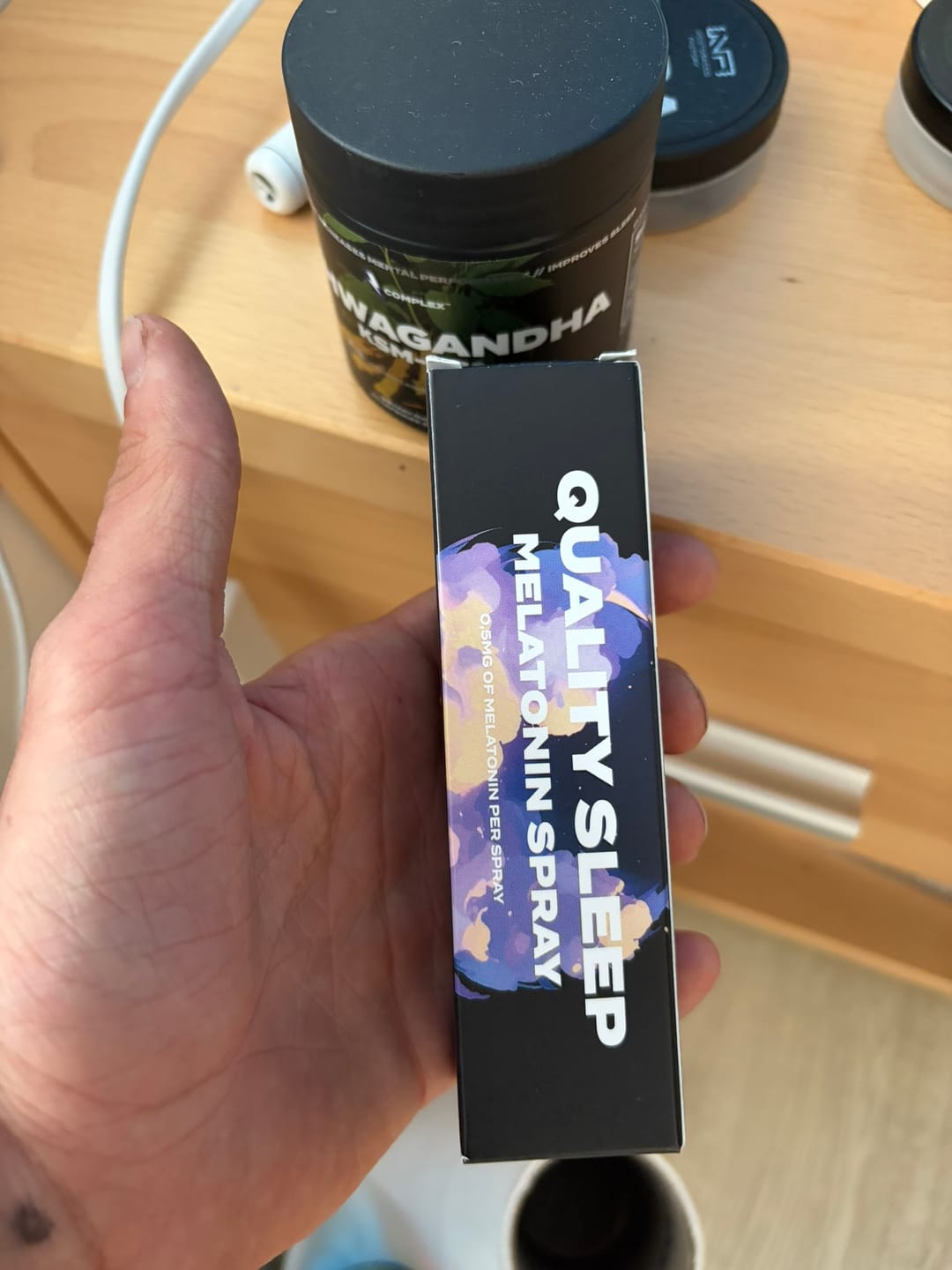 Customer photo review of Melatonin Sleep Spray