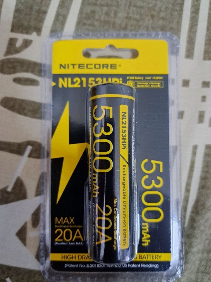 Customer photo review of NL2153HPi (21700 - 5300mAh - 20A)
