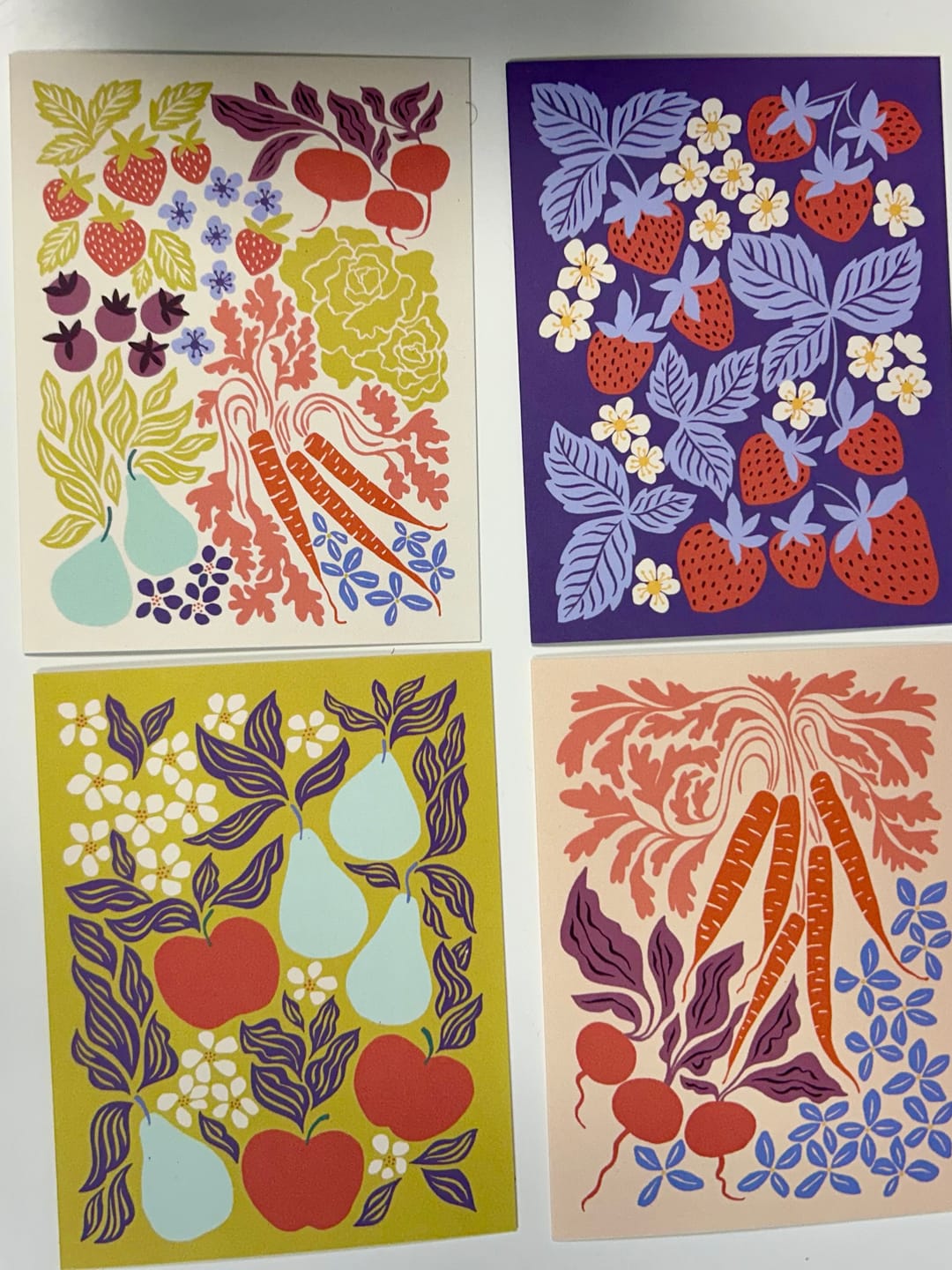 Customer photo review of Farmers Market Assorted Card Set