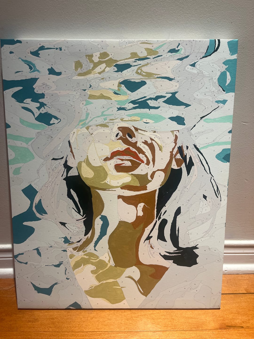 Customer photo review of Under | Paint by Number