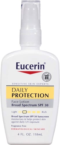 Customer photo review of Eucerin face mist 118ml daily protection spf30