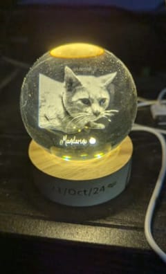 Customer photo review of Personalized Sphere