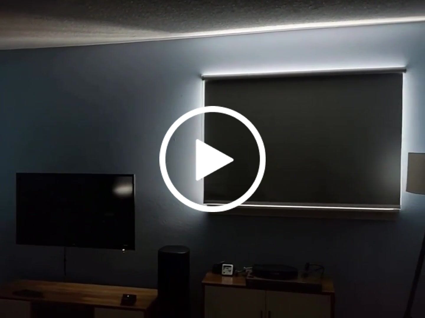 Customer video review of Smart Motorized Roller Shades 100% Blackout Safari