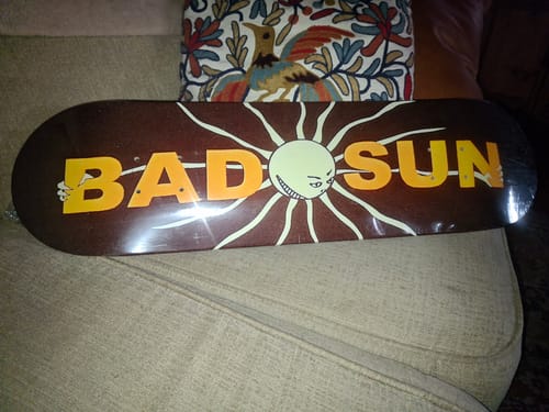 Customer photo review of Custom Personalize Your Own Skateboard 31" X 8"