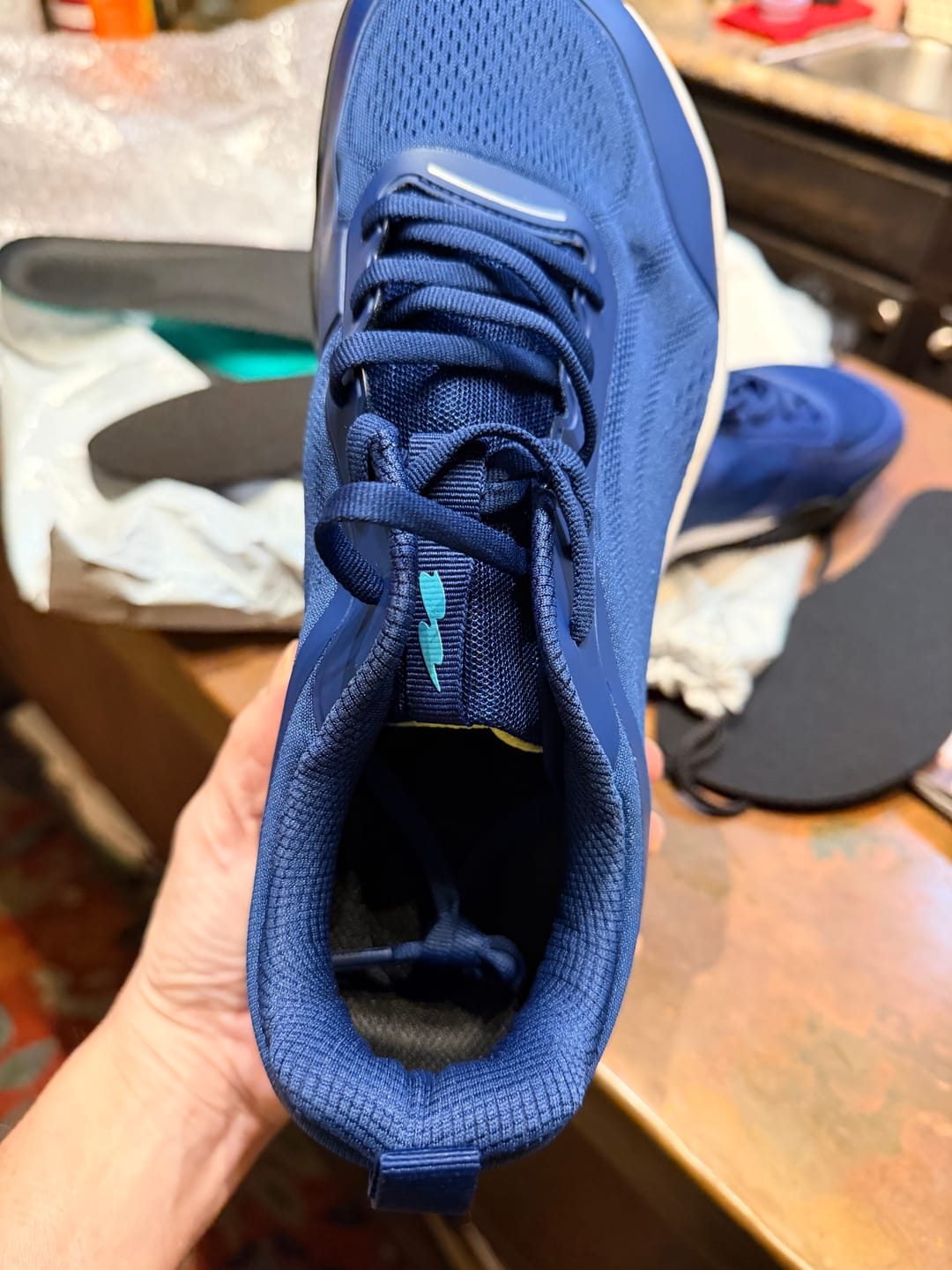 Customer photo review of CUURT Muuv - Wide Toe Box Court Shoes (Unisex)