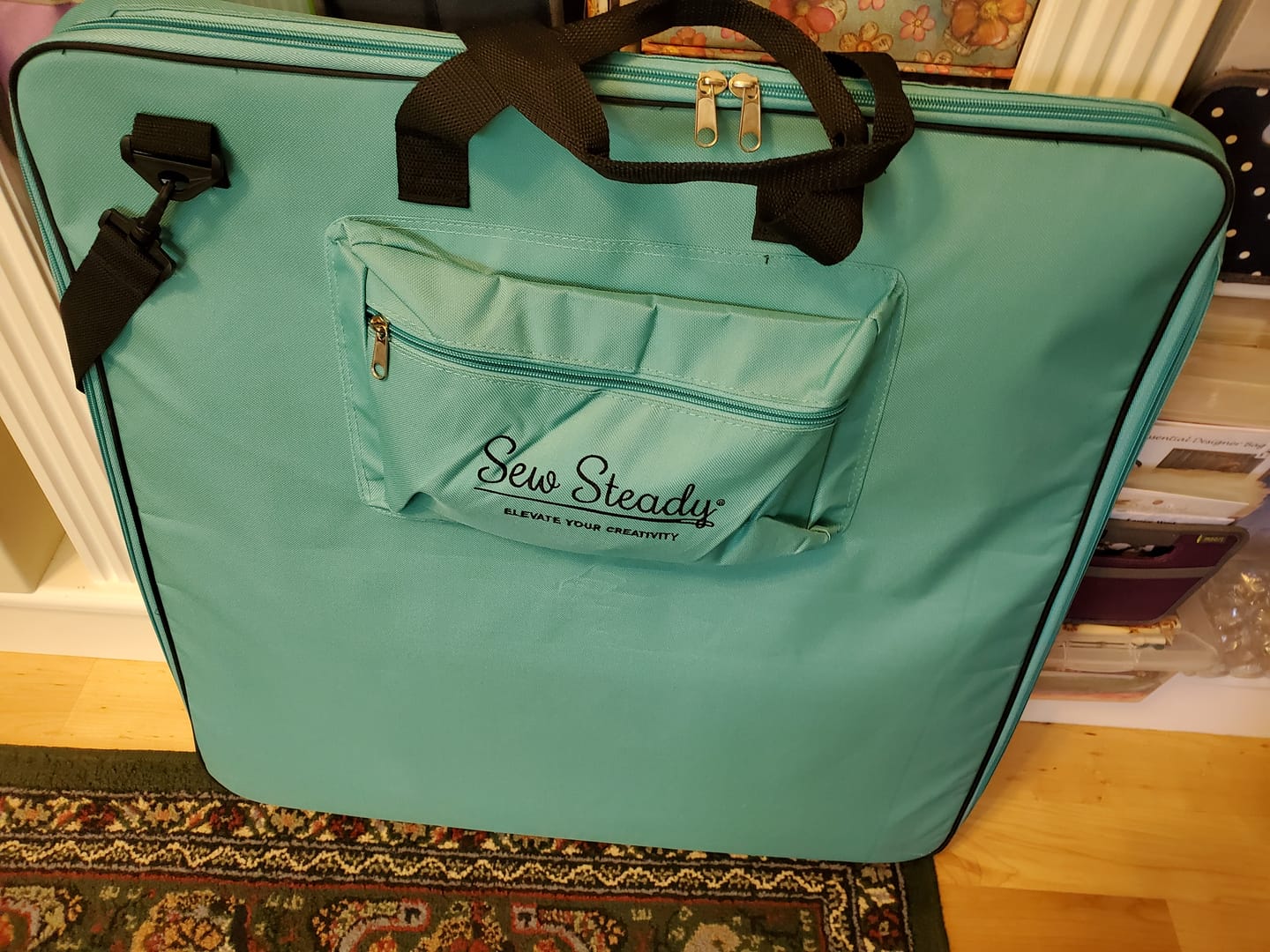 Customer photo review of Sew Steady Travel & Storage Bag