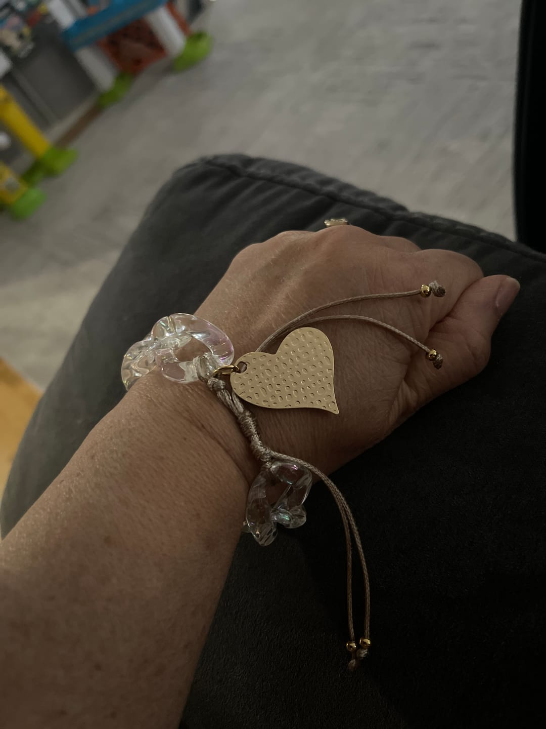 Customer photo review of Glam Transparent Bracelet