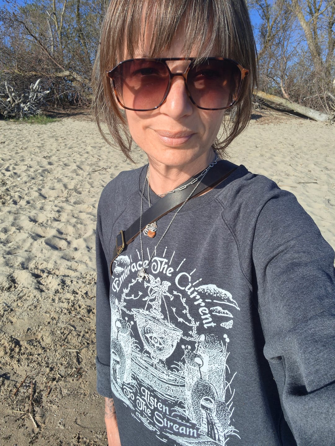 Customer photo review of The Eternal Now Tee