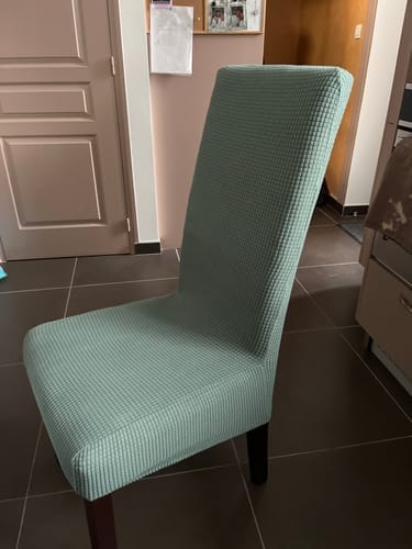 Customer photo review of Housse de chaise XL en jacquard - Amalia