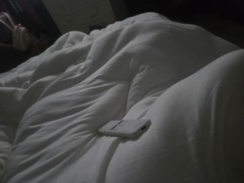 Customer photo review of MarshMellow Comforter