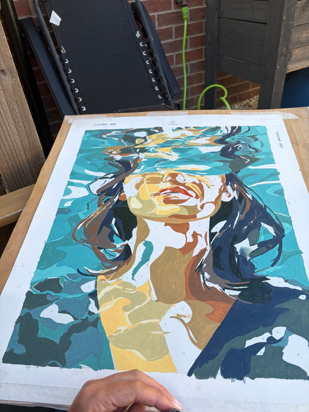Customer photo review of Under | Paint by Number