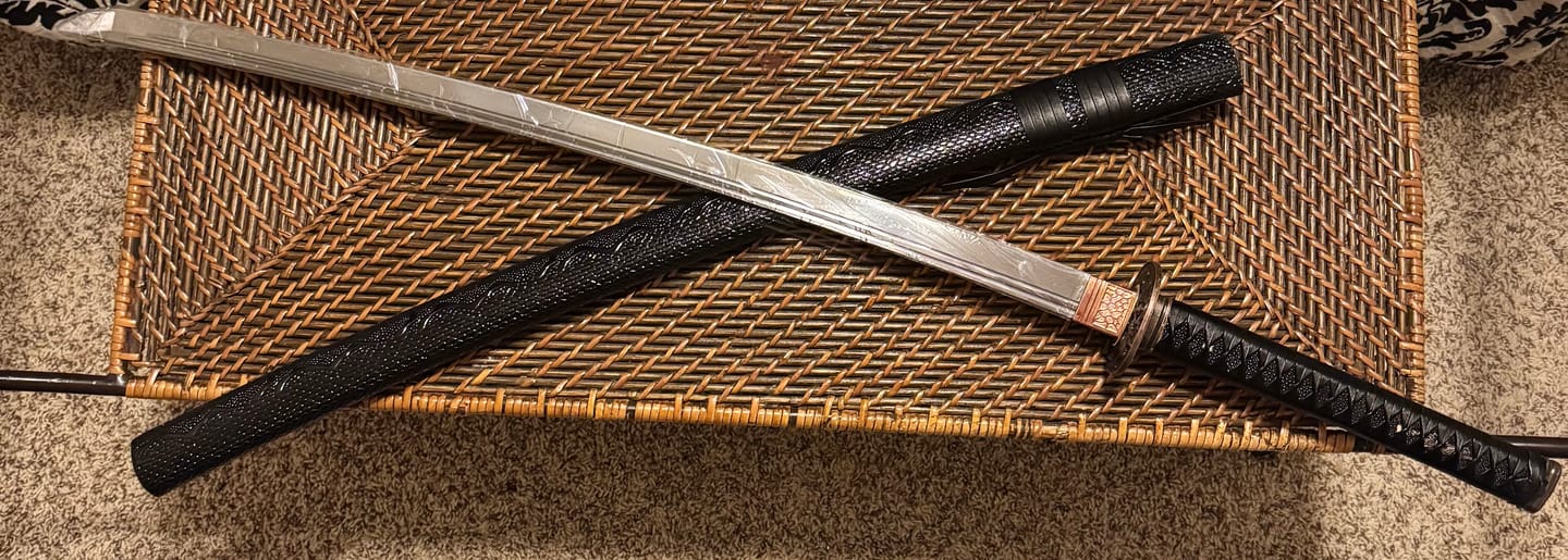 Customer photo review of Custom Your Own Katana