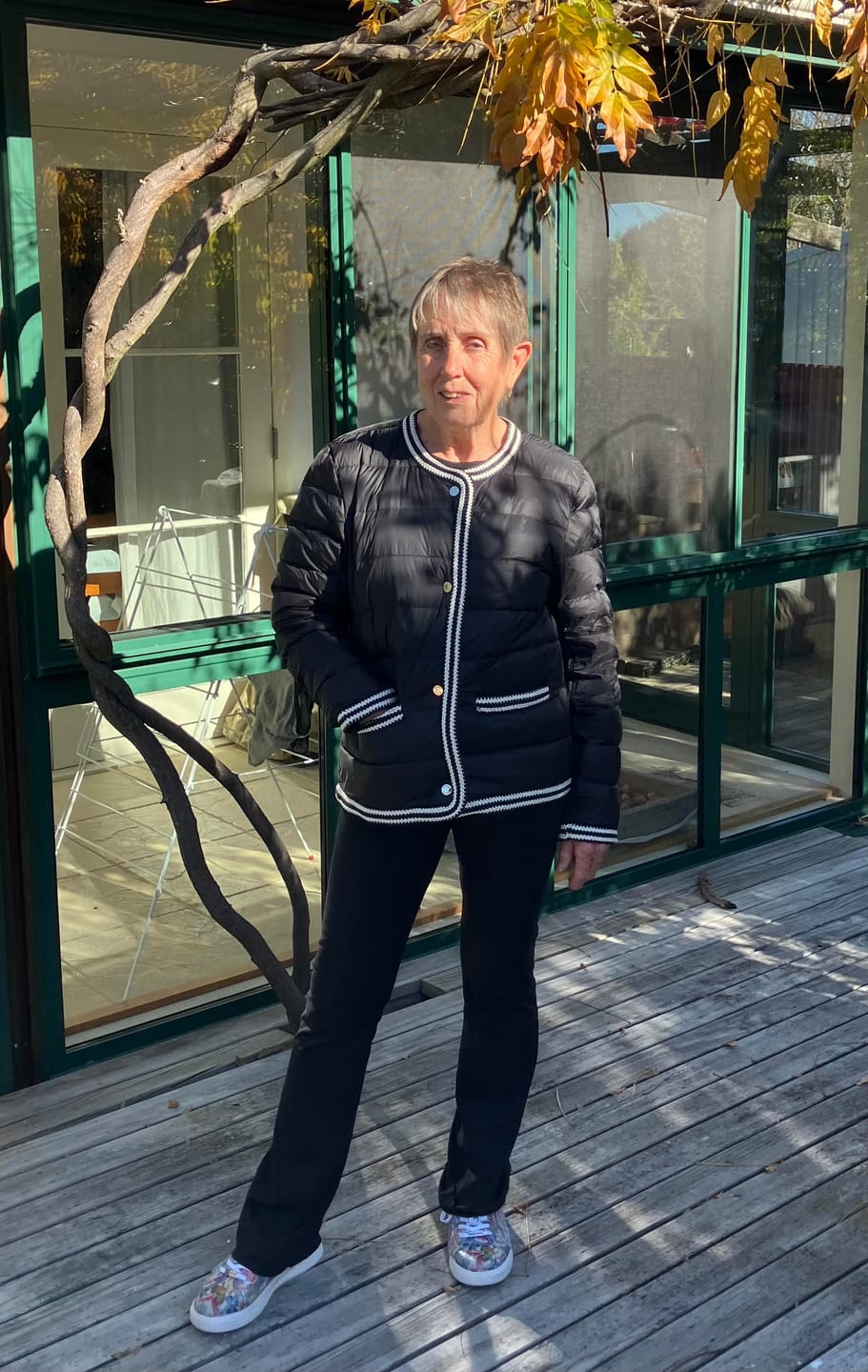 Customer photo review of Fern Puffer Down Jacket - Black