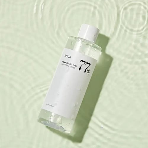 Customer photo review of Anua Heartleaf 77% Soothing Toner – Calming Toner for Sensitive & Reactive Skin 500ml