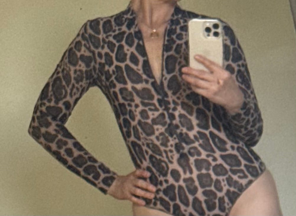 Customer photo review of One-Piece Long Sleeve with Zipper
