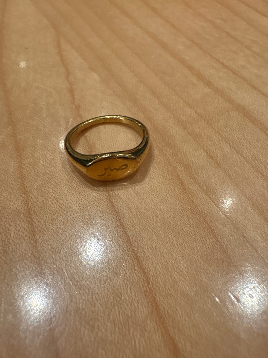 Customer photo review of Patience Ring