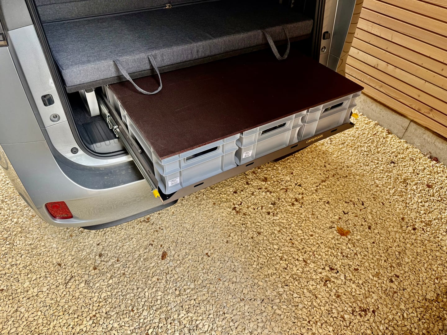 Customer photo review of Heckauszug für VW ID. Buzz in Standardlänge und Langversion GTX, PRO