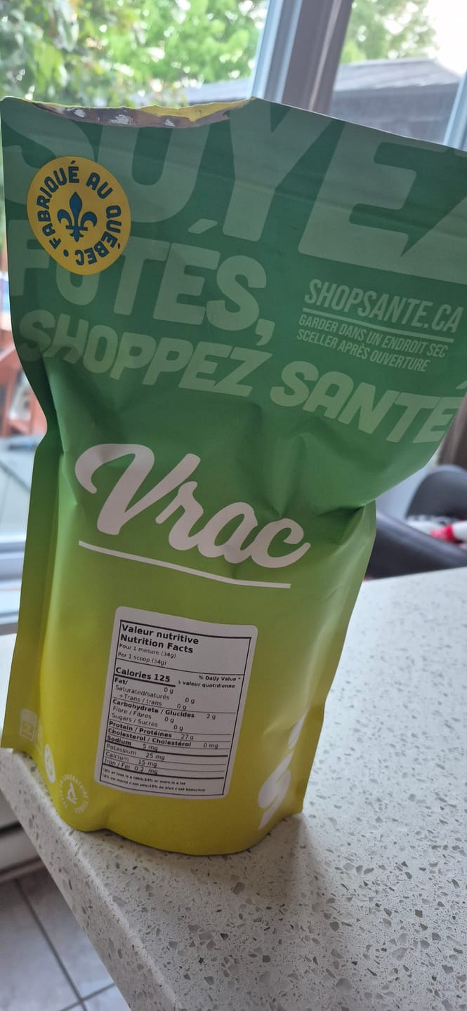 Customer photo review of Vrac - Protéine Isolate - 1lb