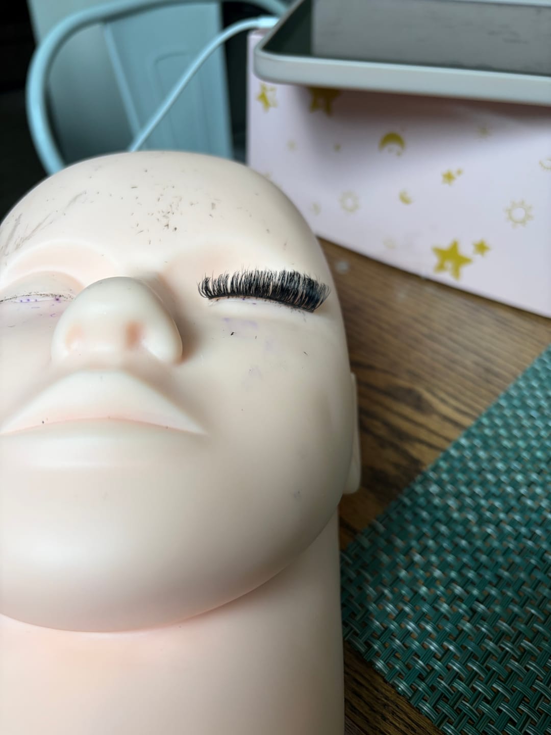 Customer photo review of VEYESINC Cashmere Lashes - 0.03MM
