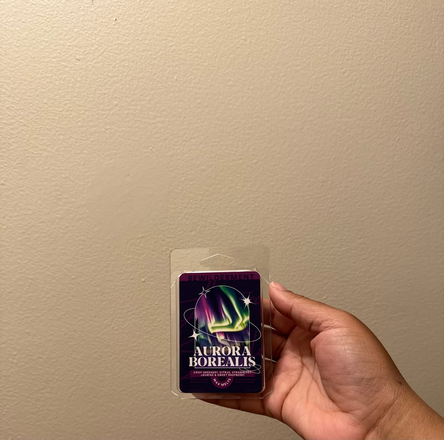 Customer photo review of Aurora Borealis Wax Melts