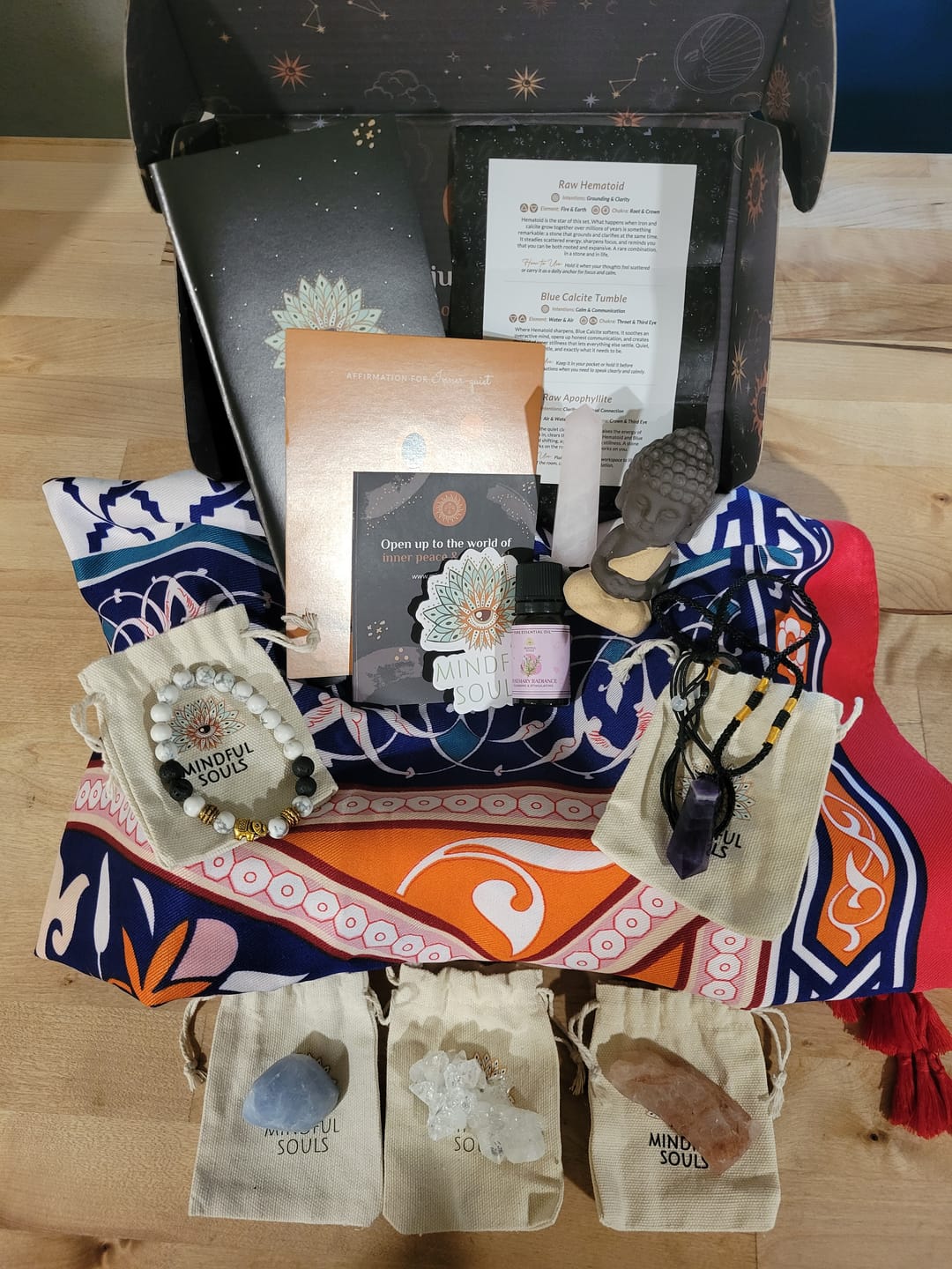 Customer photo review of Mindful Subscription Box