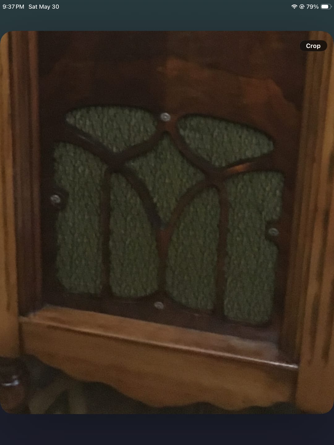 Customer photo review of Philco Golden Speaker Grill Cloth | Vintage Radio Restoration #01