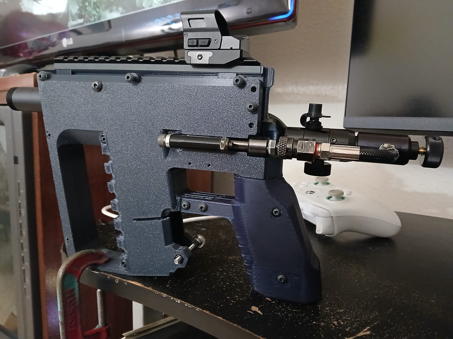 Customer photo review of Outer Space Blue Limited Edition PETG Filament 1.75mm