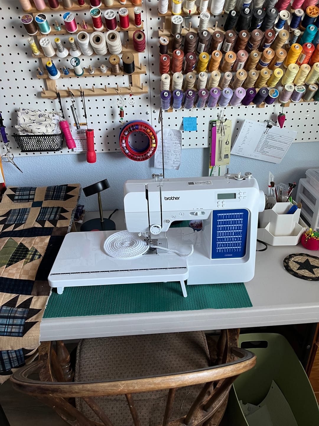 Customer photo review of Brother CS7000X Computerized Sewing Machine