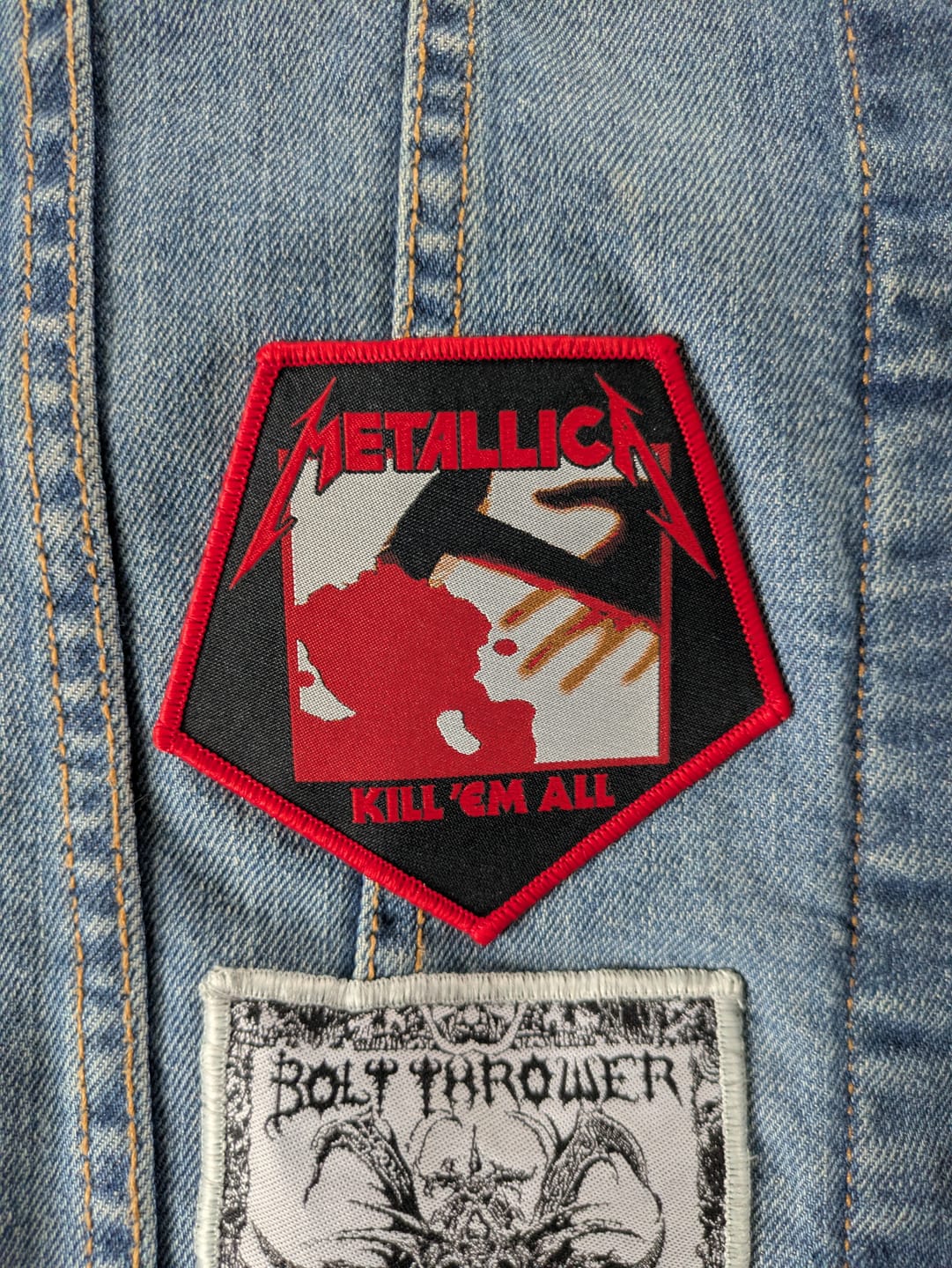 Customer photo review of Metallica - Kill 'Em All - Patch