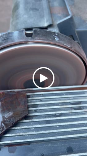 Customer video review of 6" PSA Glass Fabrication Sanding Discs, 50 PACK