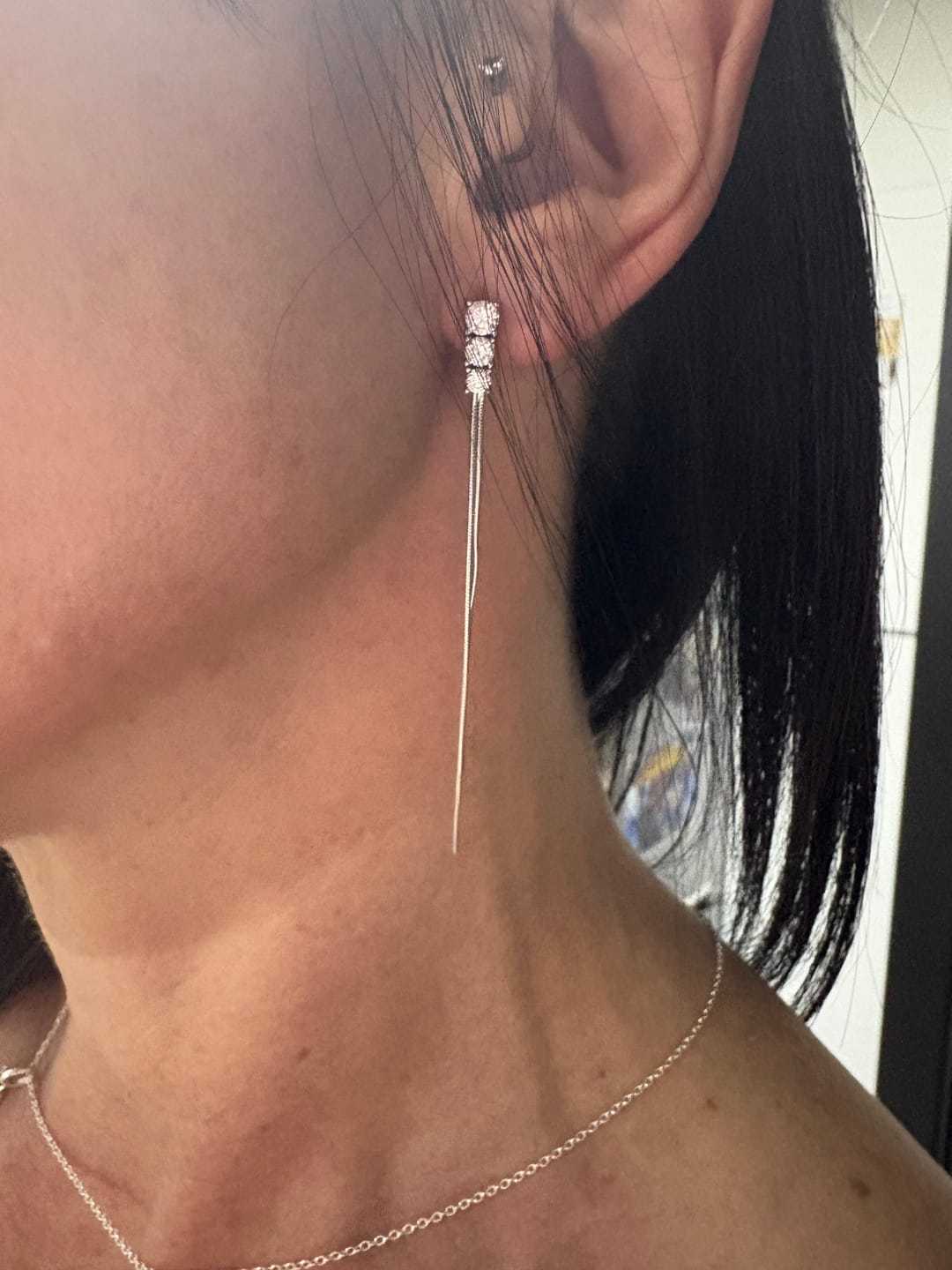 Customer photo review of Pendientes Trasnocho