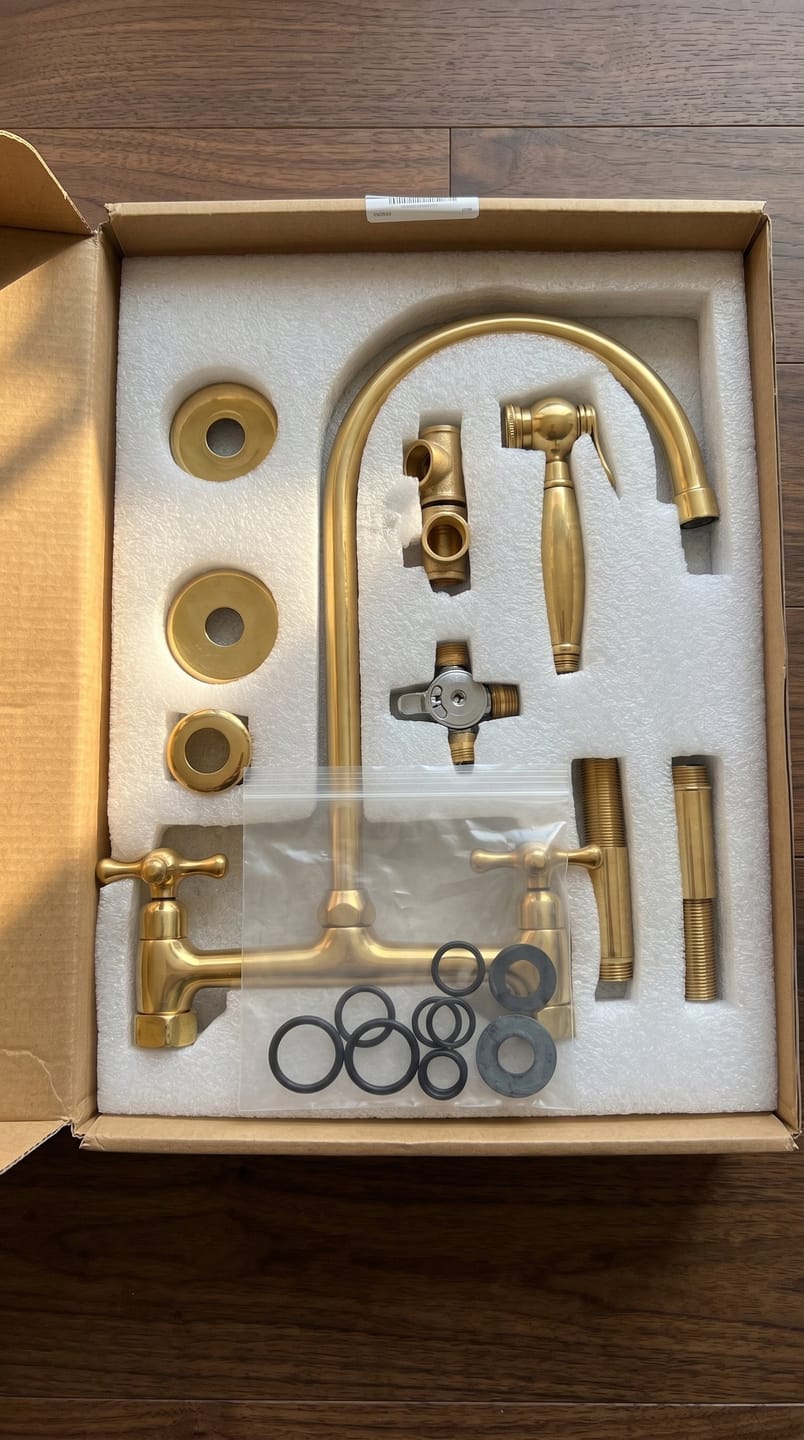 Customer photo review of Maro Bridge Kitchen Faucet