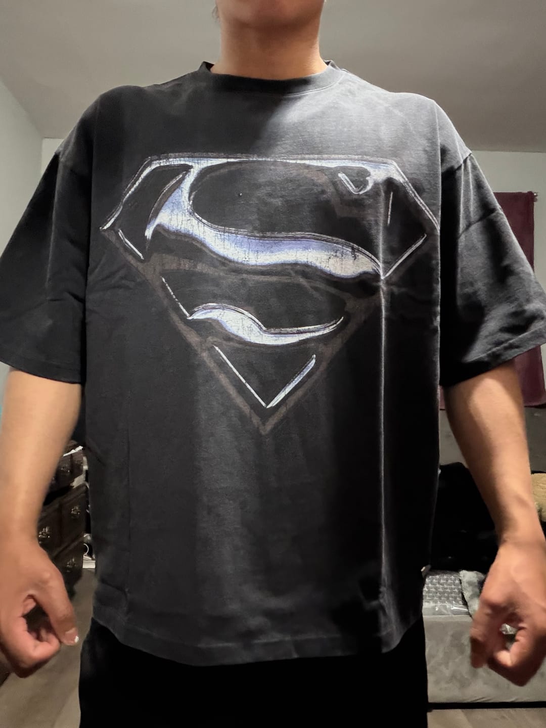 Customer photo review of 4044 - Superman Graphic Tees