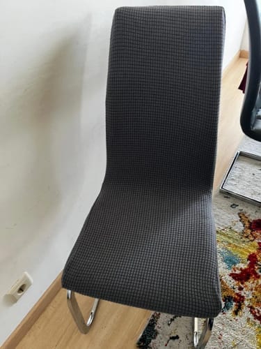 Customer photo review of Housse de chaise en jacquard - Juliette