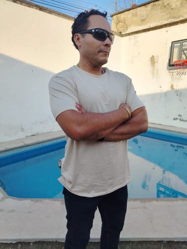 Customer photo review of Ultra Soft Relax Tee - Ivory