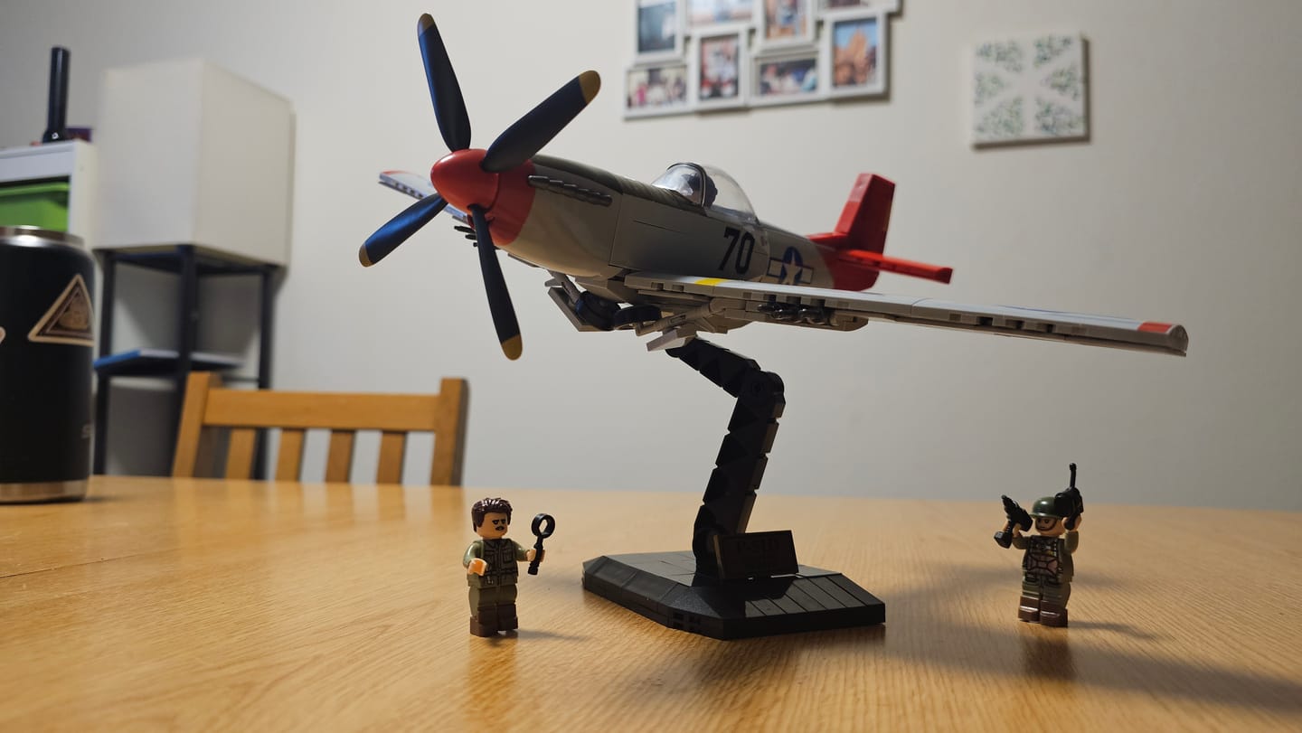 Customer photo review of P-51 Mustang | 580 PCS