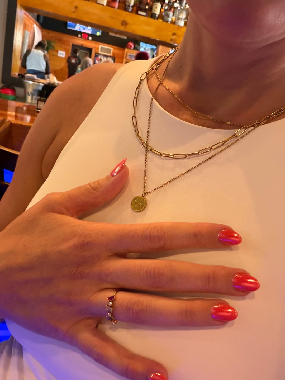 Customer photo review of Crystal Adeline Ring